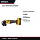 DeWalt DCG413R2 – 20V 4-1/2" Paddle Switch Angle Grinder Kit with Kickback Brake
