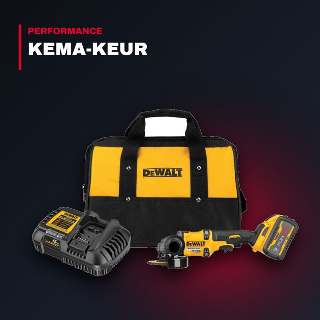 DeWalt DCG418X1 – Portable Angle Grinder 20V/60V Max* Battery – Side Handle