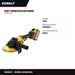 DeWalt DCG440X2 – Dewalt 60V Max* 7 In. Brushless Cordless Grinder With Kickback Brake(T) Kit