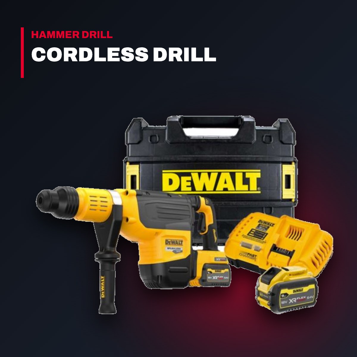 DeWalt DCH735X2 – Cordless Drill