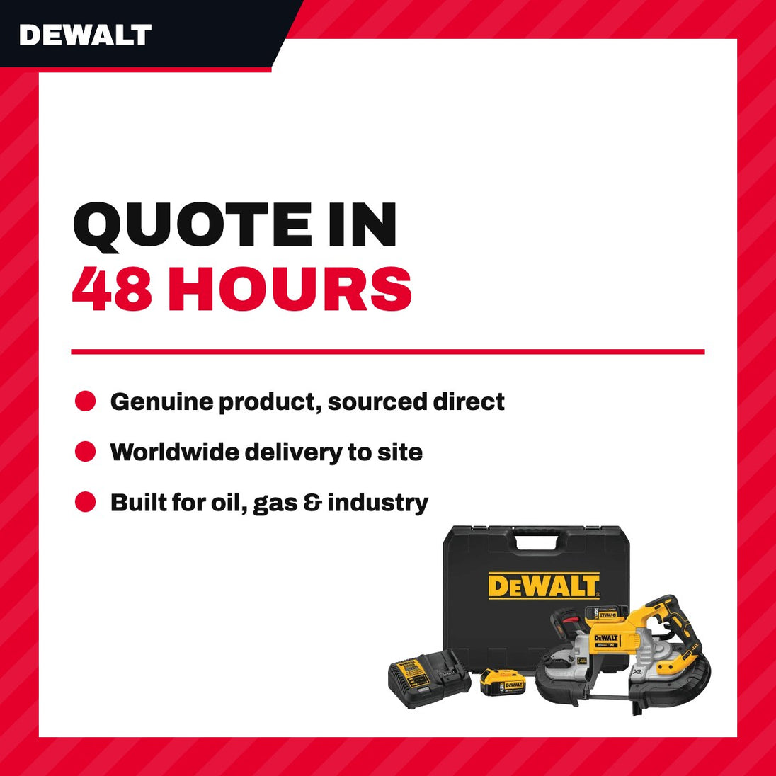 DeWalt Dcs376P2 – Portable Cordless Band Saw