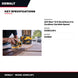 DeWalt DCW210P1 – 20V Max* Xr® Brushless 5 In. Cordless Variable Speed Random Orbital Sander Kit (5.0 Ah Battery)