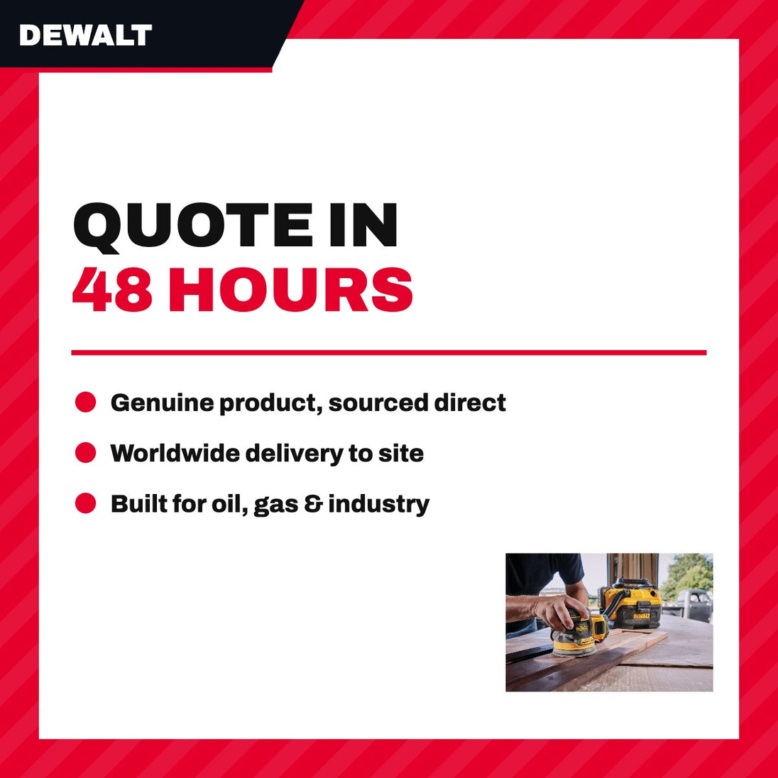 DeWalt DCW210P1 – 20V Max* Xr® Brushless 5 In. Cordless Variable Speed Random Orbital Sander Kit (5.0 Ah Battery)