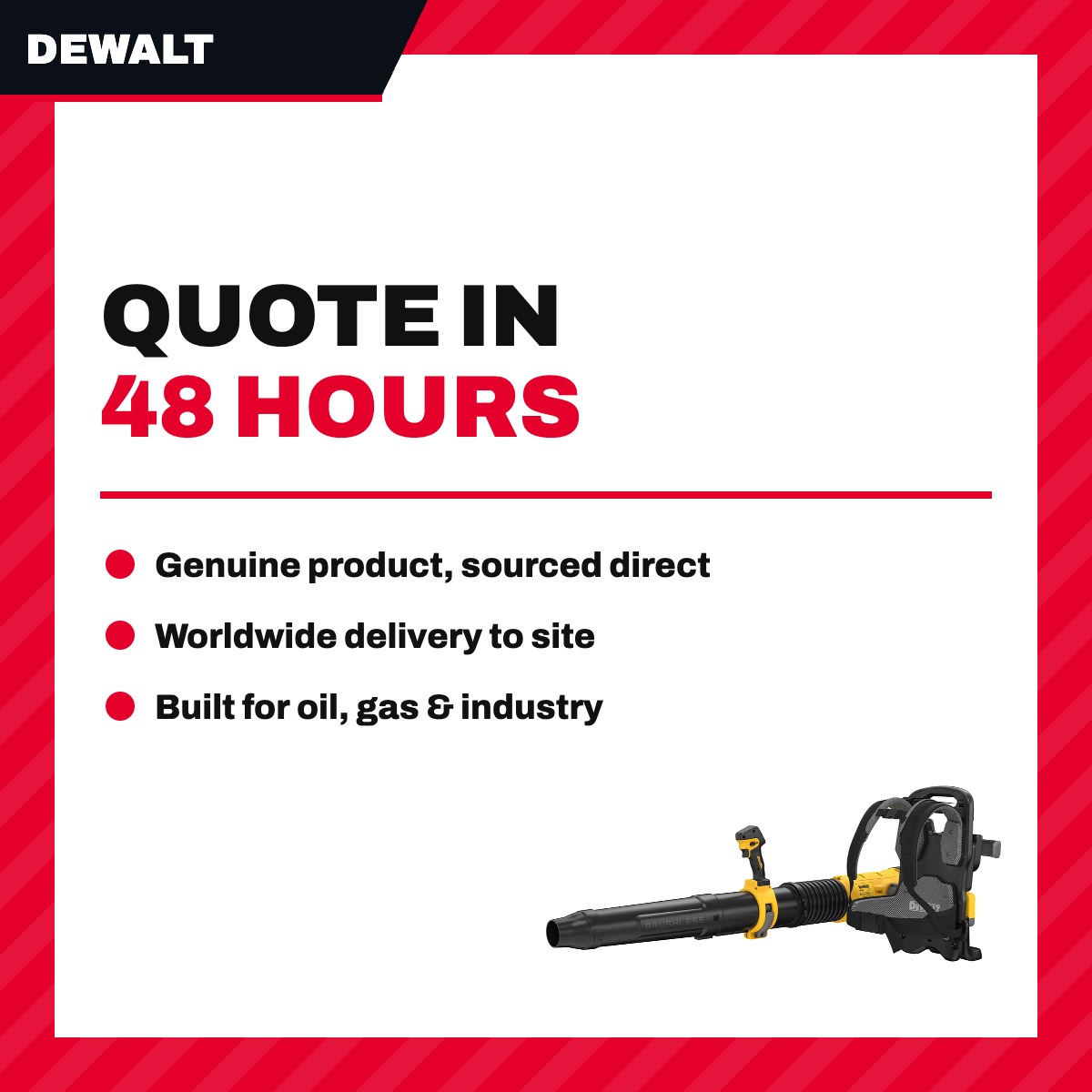 DeWalt Dual – Cordless Air Blower