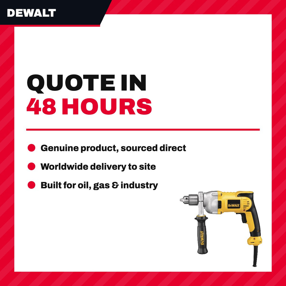 DeWalt DWD210G – Drill Machine - Corded