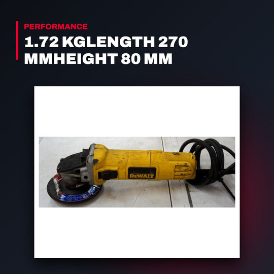 DeWalt DWE4002B5 – Grinder Electric – Angel Type, 100 Mm Wheel