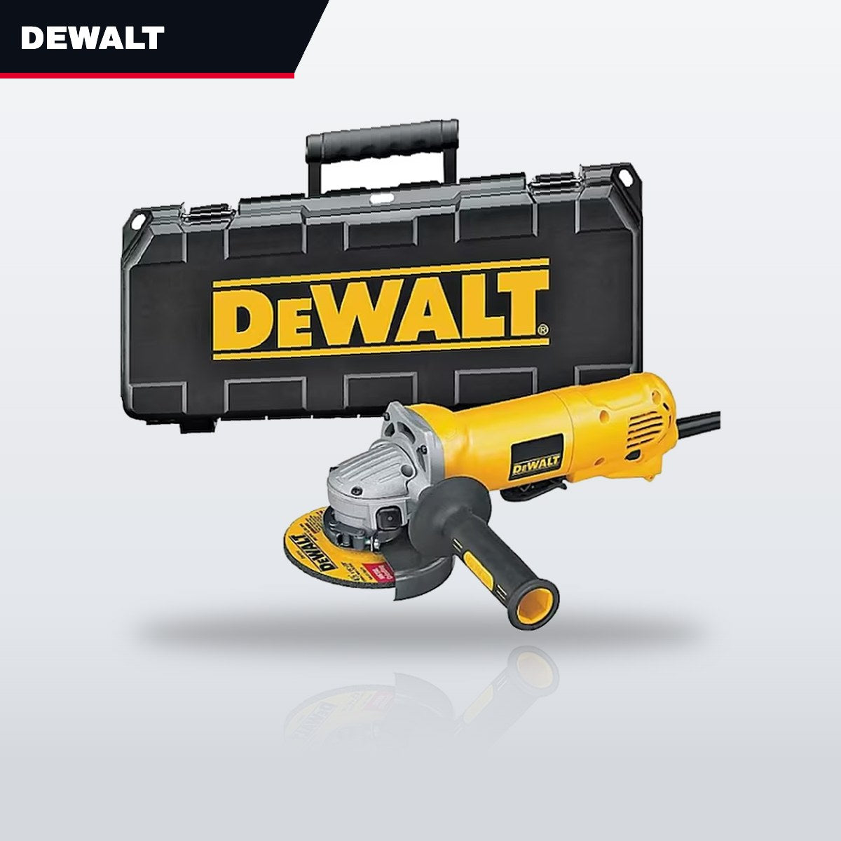 DeWalt DWE402K – 4-1/2" 11 Amp Angle Grinder with Kit Box