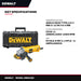 DeWalt DWE402K – 4-1/2" 11 Amp Angle Grinder with Kit Box