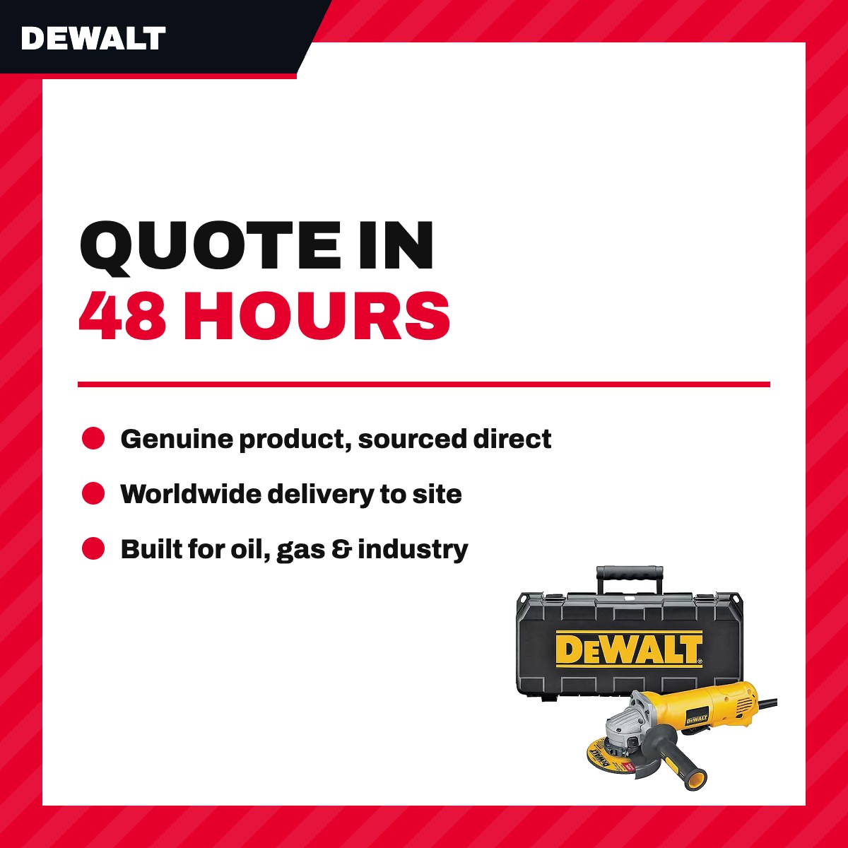 DeWalt DWE402K – 4-1/2" 11 Amp Angle Grinder with Kit Box