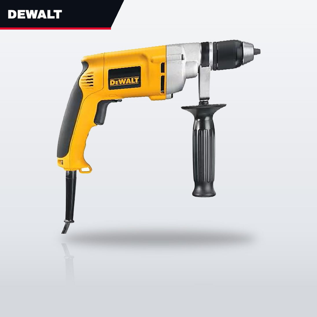 DeWalt Electric Drill 1/2" Keyless Chuck, Pistol Grip