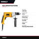 DeWalt Electric Drill 1/2" Keyless Chuck, Pistol Grip