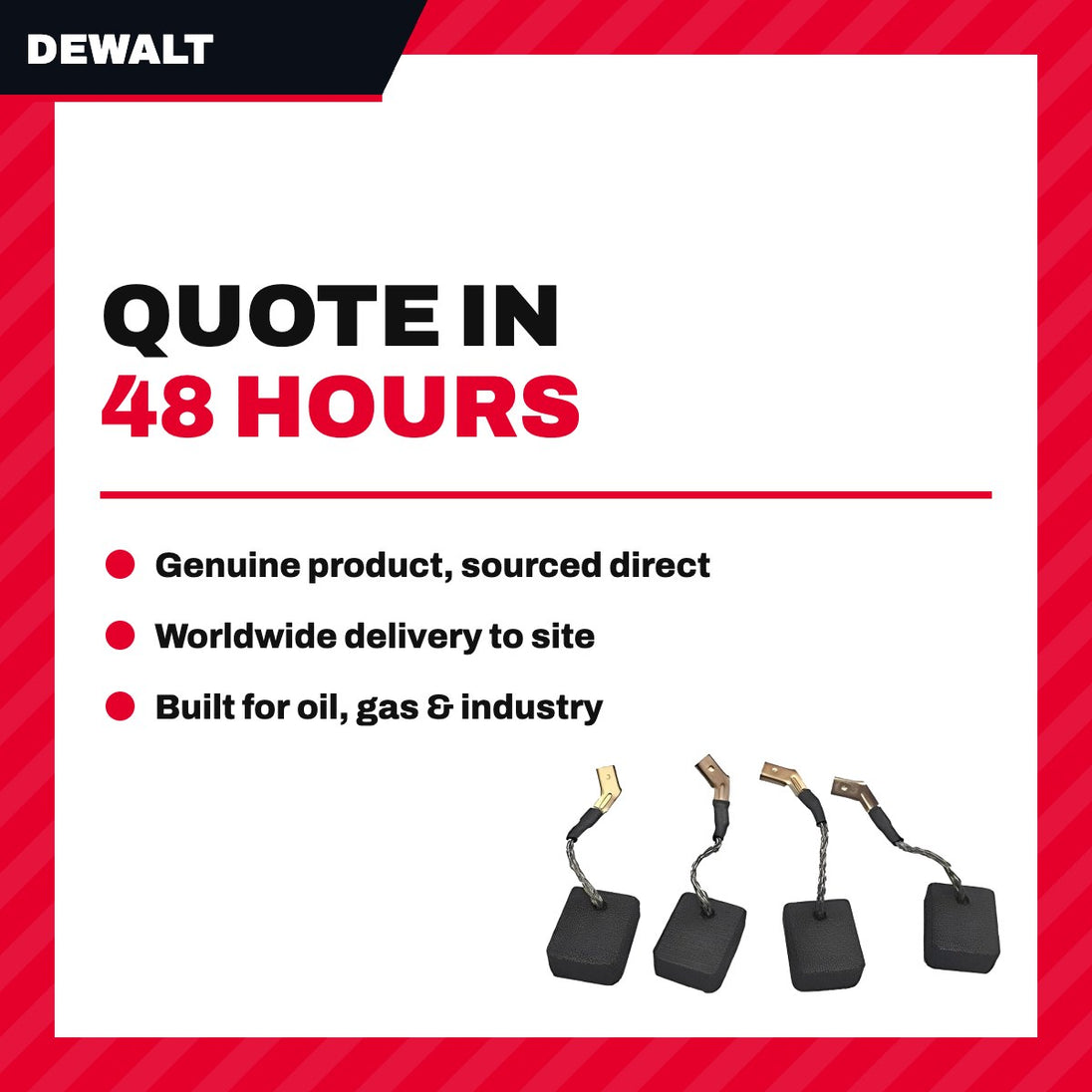 DeWalt N257540 – Carbon Brushes for DWE402 Angle Grinder