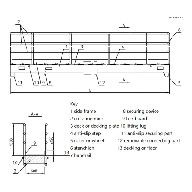 Dj Marine OTHERS – Ship Gangway Iso 7061 Type A Aluminum Shore