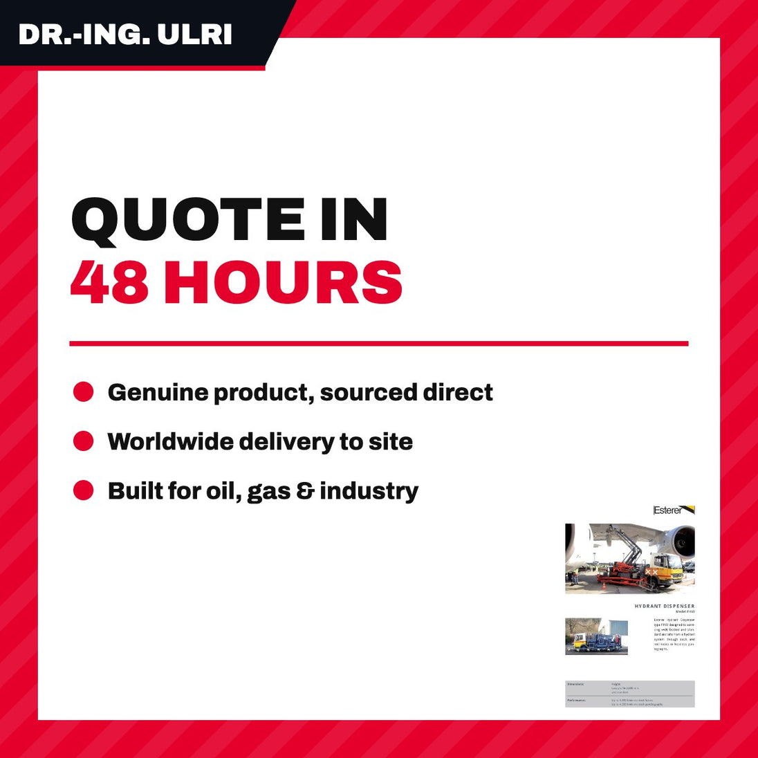 Dr.-Ing. Ulrich Esterer PART – Hydrometer – Thermo Type, 37-49° Range