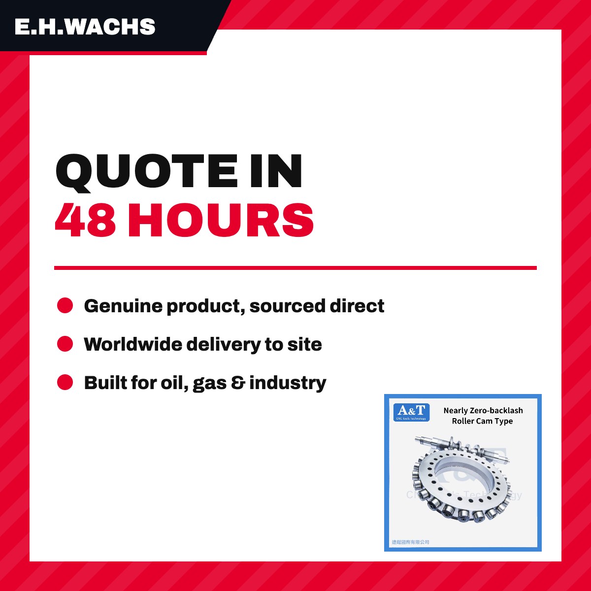 E.H.Wachs 5000846246 – Roller – Cam Type
