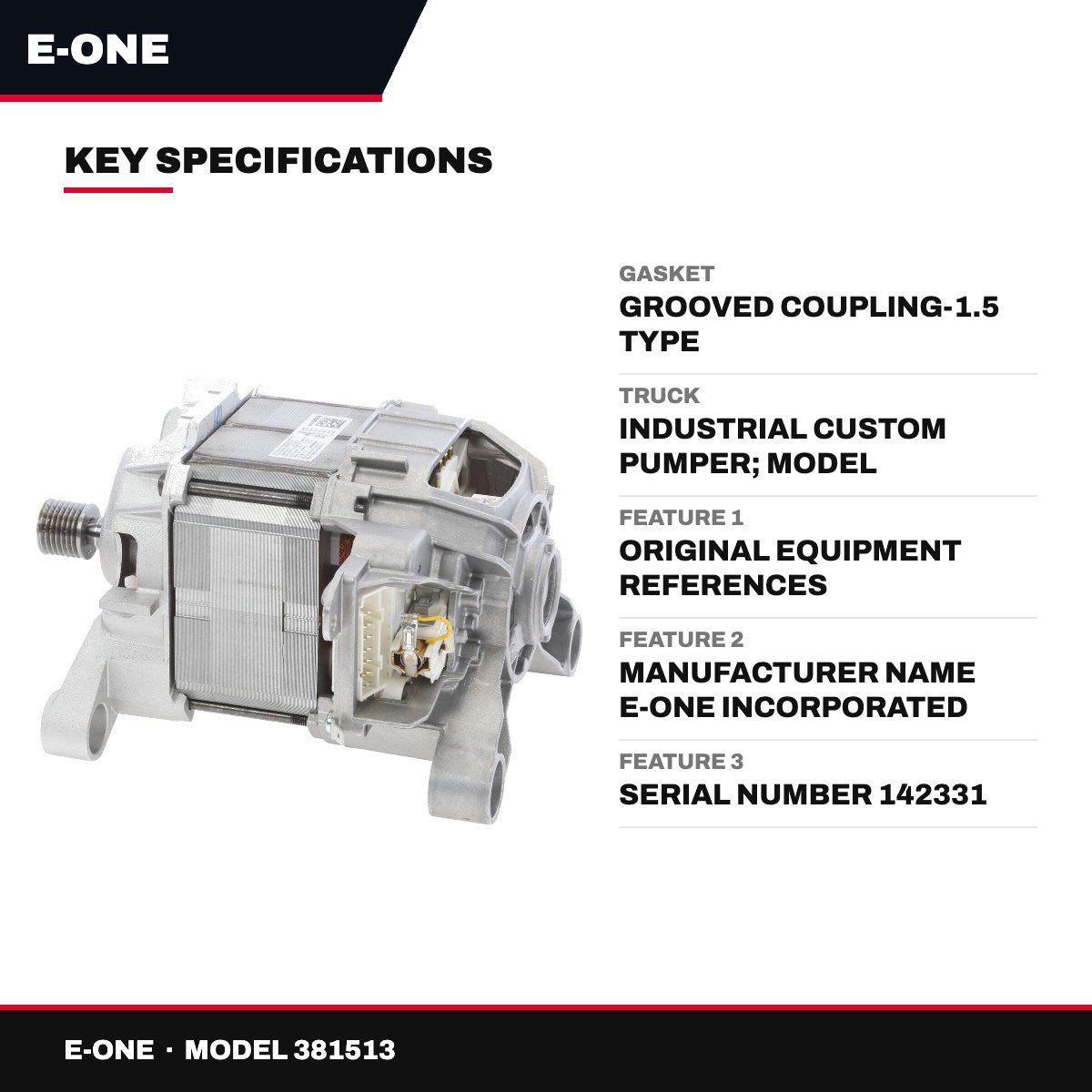 E-One 381513 – 02X55760