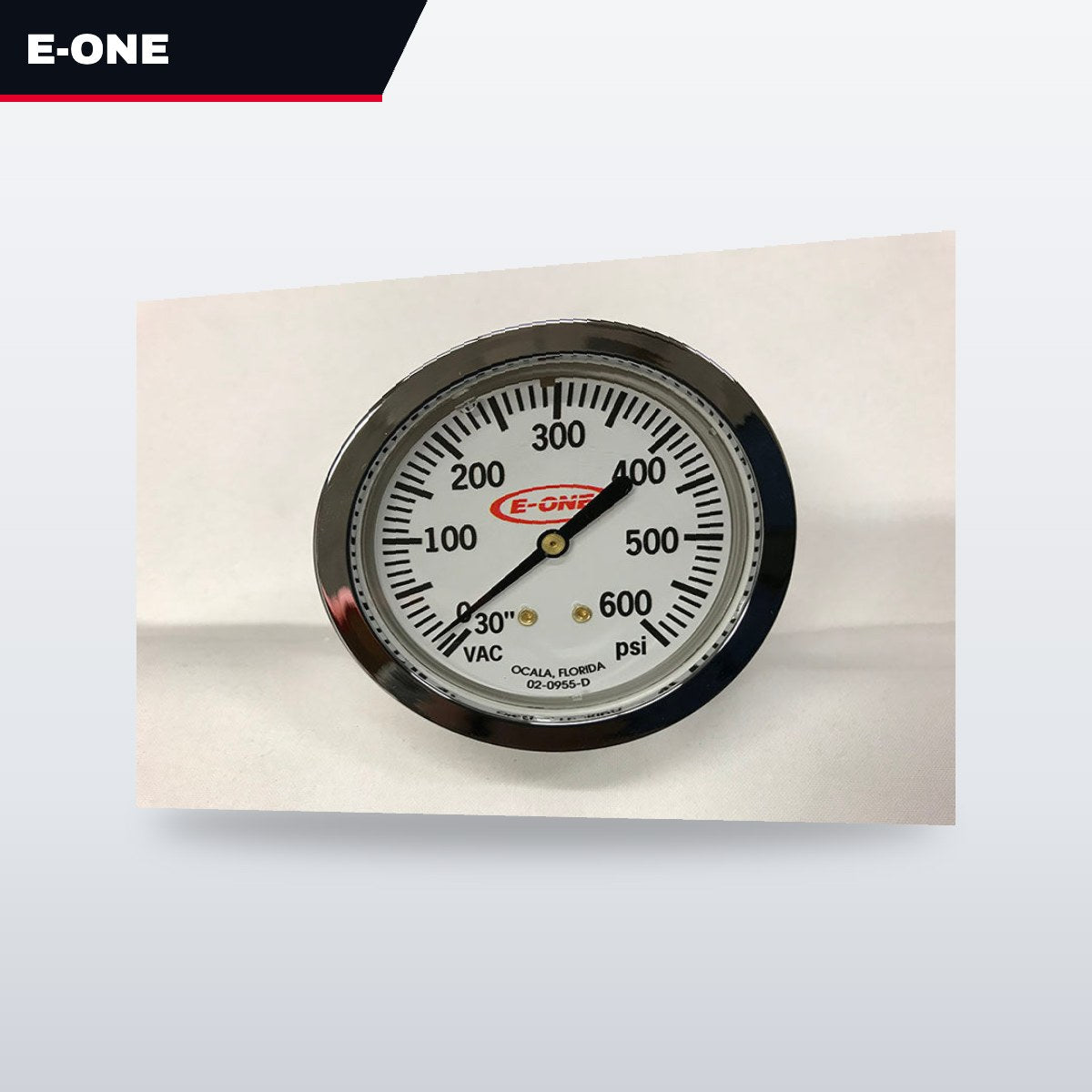 E-One 400135 – 02X875745 - Gauge – Pressure, 30-0-600