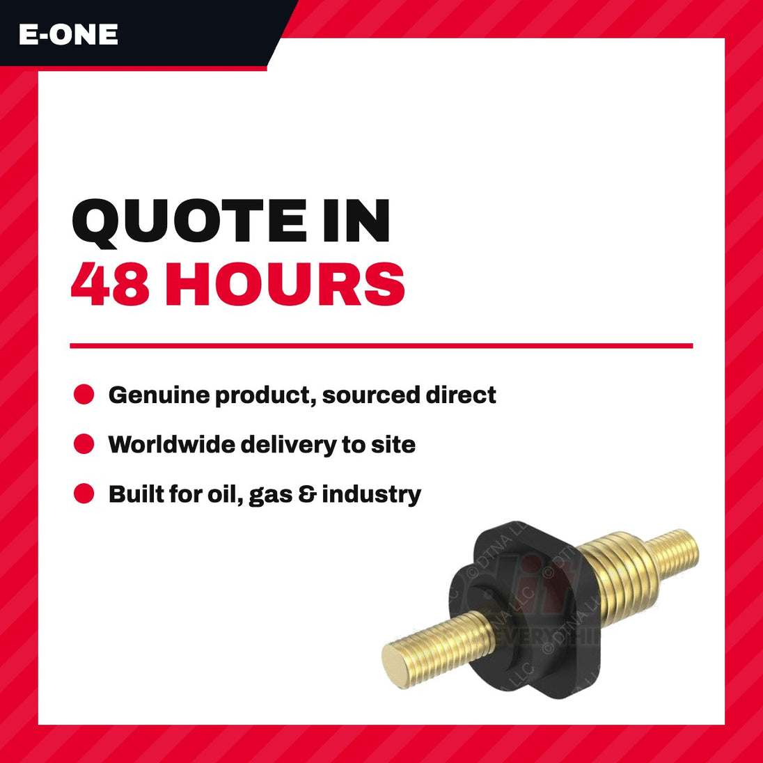 E-One 405879 – 02X54950 - Stud – Electric Pass Thru