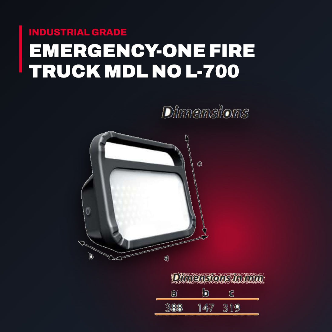 E-One 410024 – 02X54950 - Light – Spot, 12 V