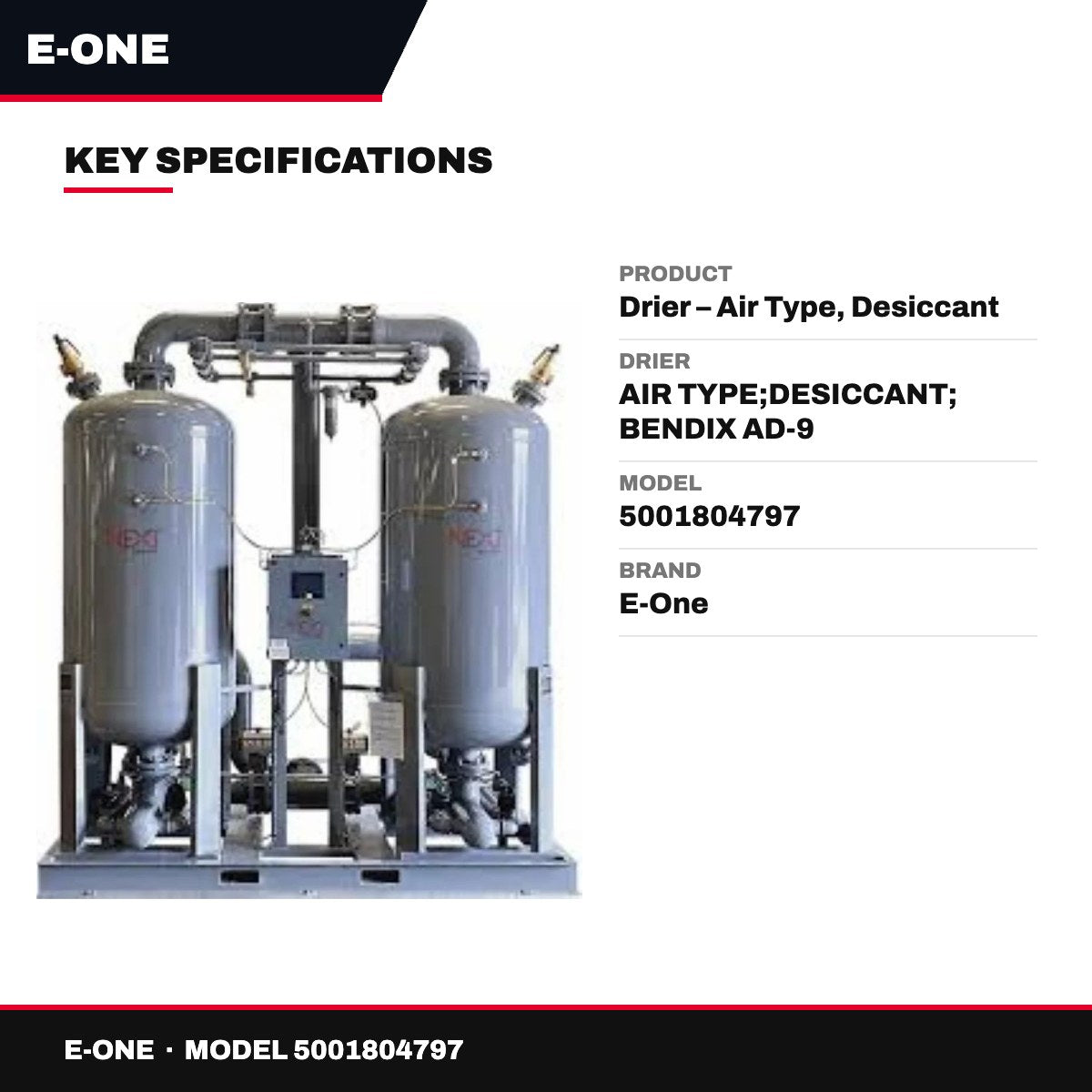 E-One – Air Drier, Desiccant