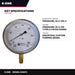 E-One 523973 – 02X875749 - Gauge – Pressure, 30-0-300