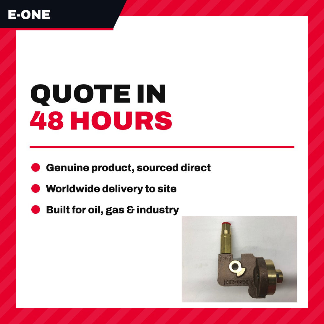 E-One 5381410000 – 02X54950 - Valve – Sensing