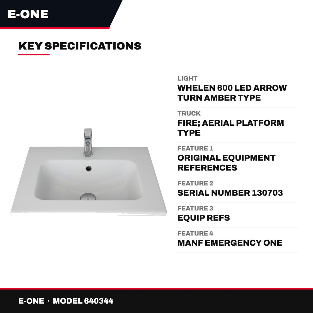E-One 640344 – 02X55760