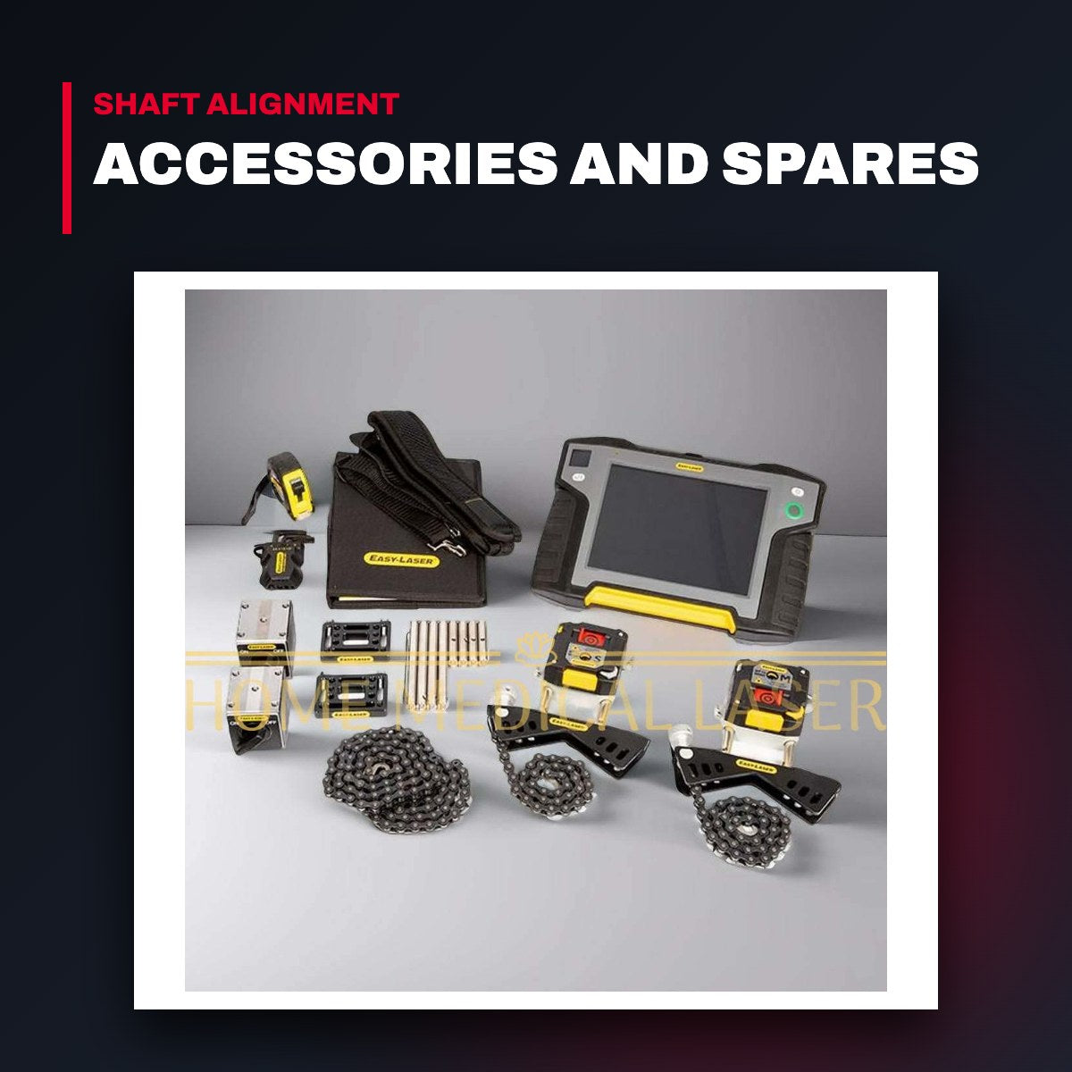 Easy-Laser XT770 – Laser Alignment Software And Hardware Kit - Including Display Unit – Sensors/Receivers, Receiver Holders