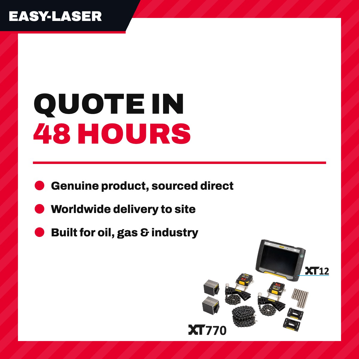 Easy-Laser XT770 – Shaft Alignment System
