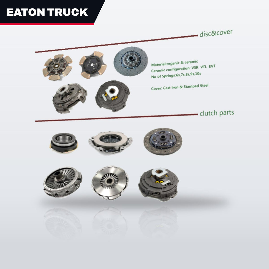 Eaton Truck Components Us 107342-22 – Clutch – Assembly Size, 14 X 10T X 2 Pu