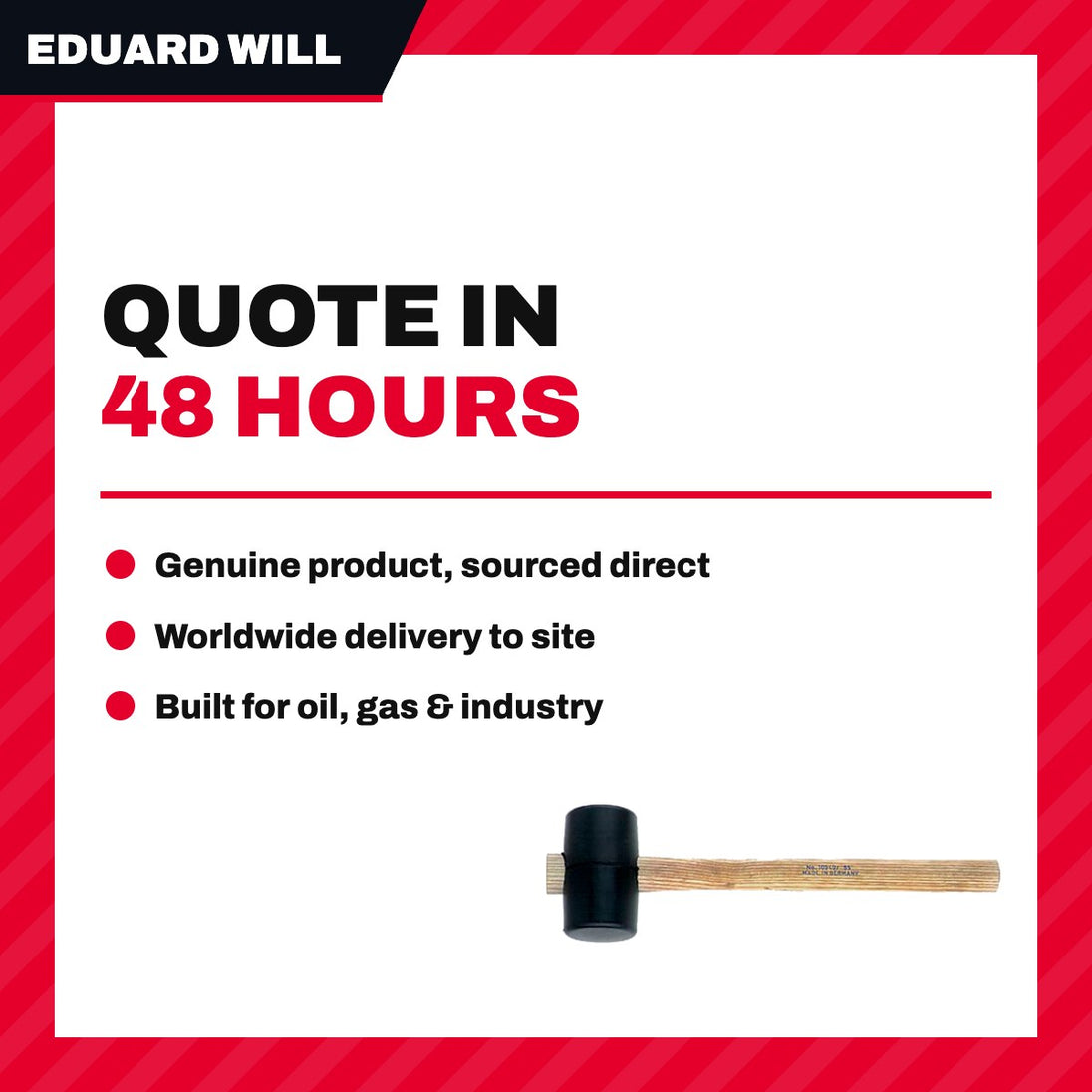 Eduard Wille 10940 – Hammer – General Purpose Type, Style Mallet