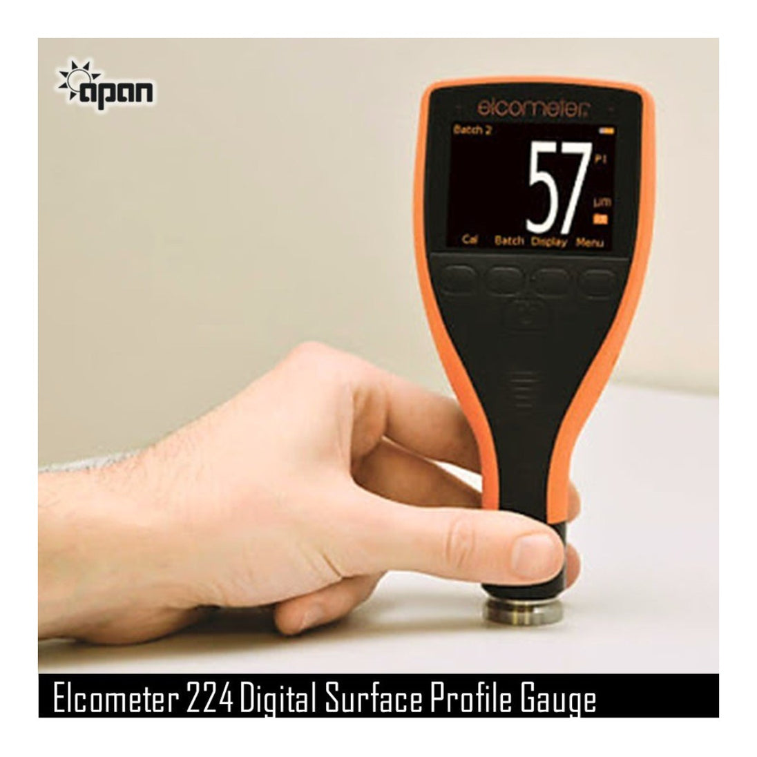 Elcometer 5200020 – Digital Surface Profile Gauge For Coating Applications That Provides