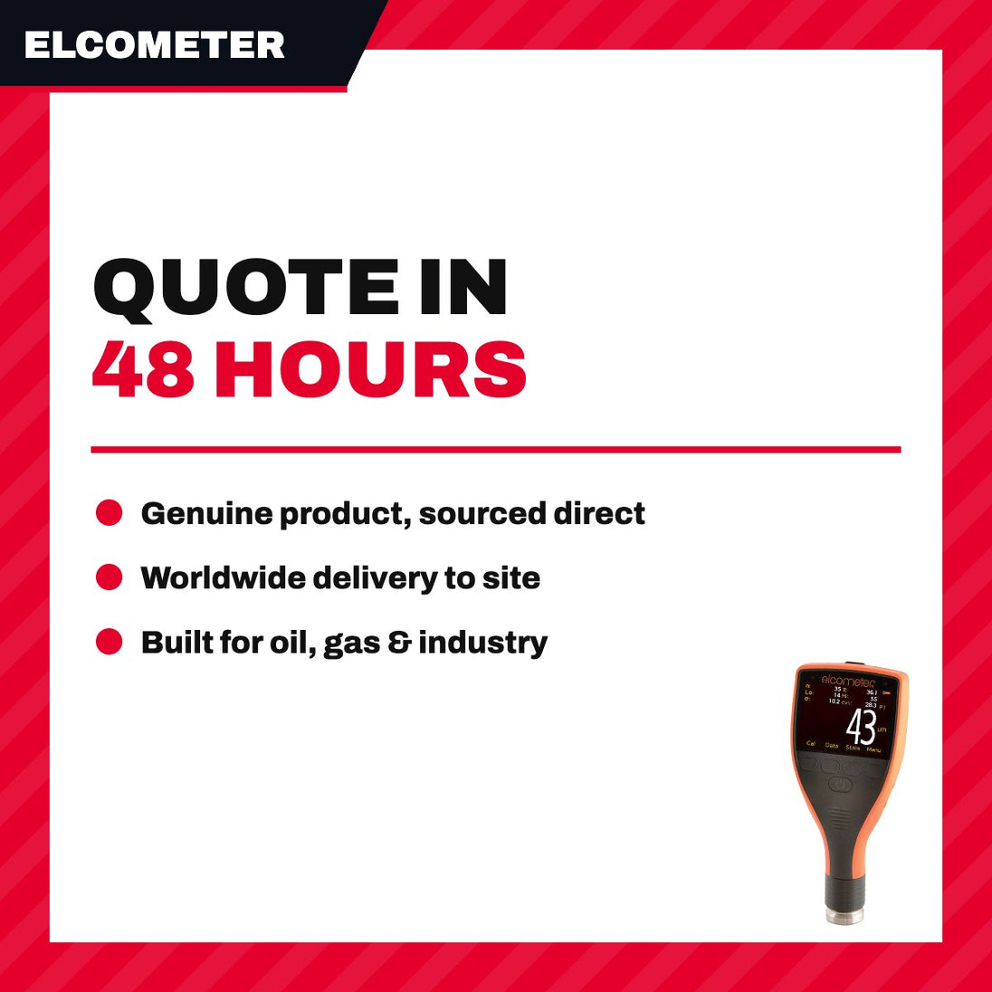 Elcometer Elcometer 224 – Digital Pit Gauge Elco Digital Profile