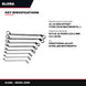 Elora 205W – Wrench Box & Open End – 10-15 Deg Offset Type, 7/8 In Whitworth