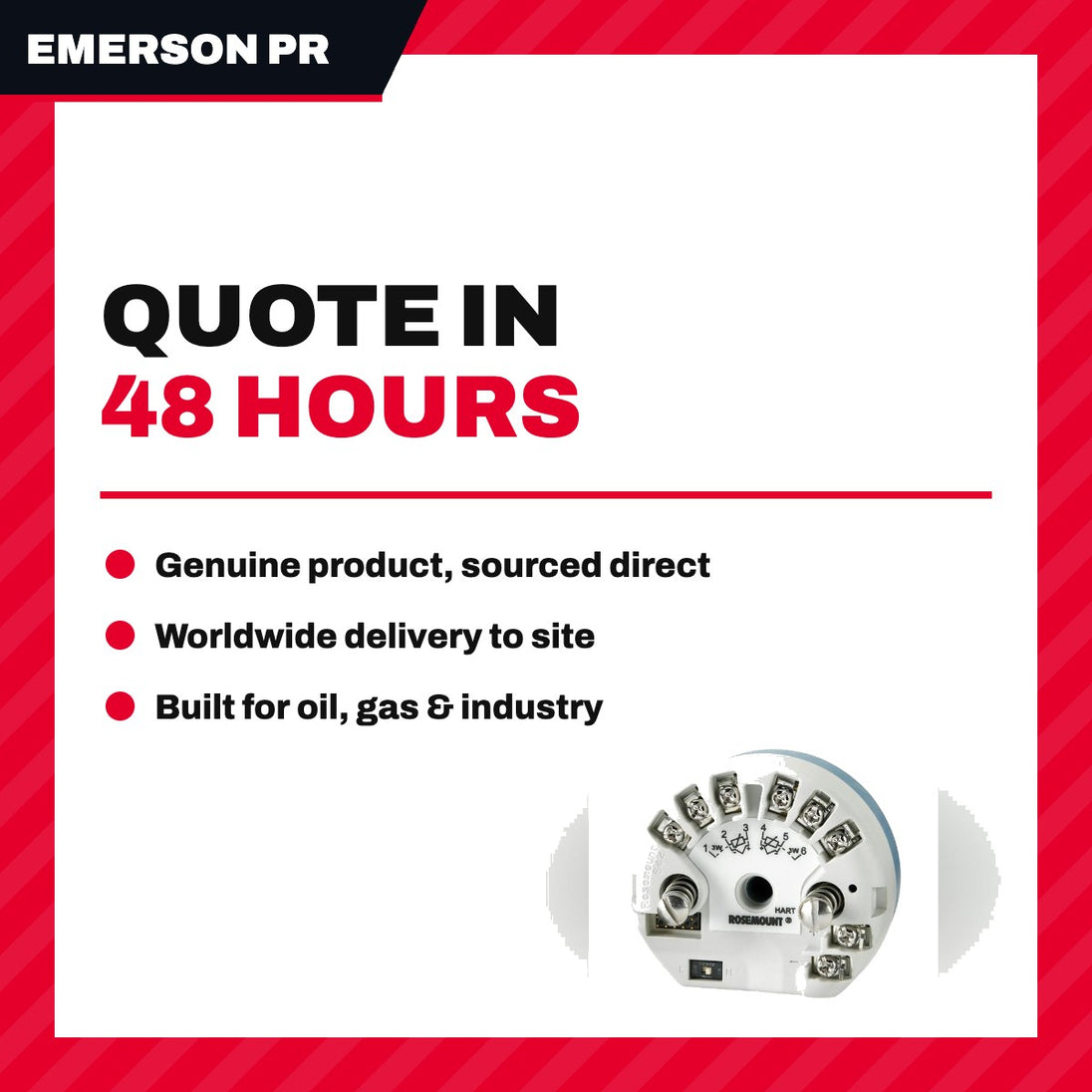 Emerson Process Management 0065H05F0150N0790KD – Transmitter – Temperature Type