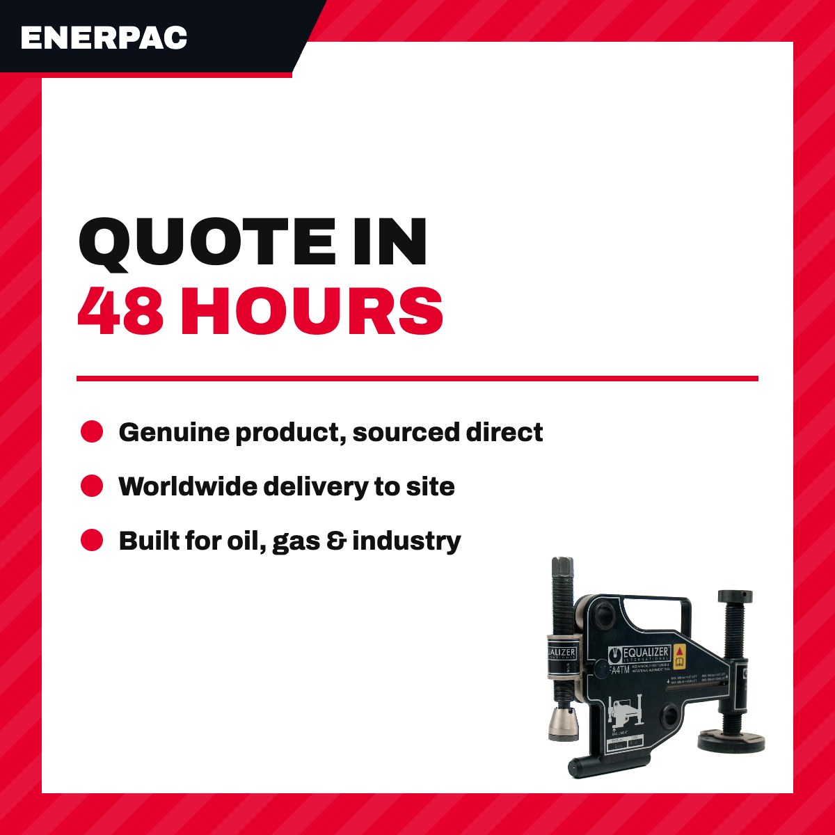 Enerpac FA4TMSTD – Flange Alignment Tool Specification