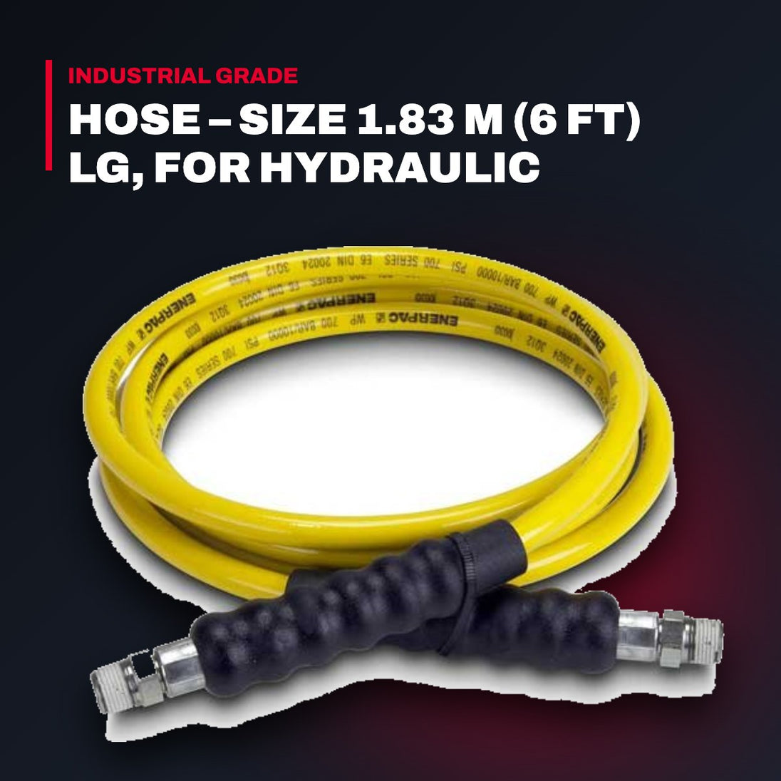 Enerpac HC-914 – Hose – Size 1.83 M (6 Ft) Lg, For Hydraulic