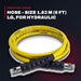 Enerpac HC-914 – Hose – Size 1.83 M (6 Ft) Lg, For Hydraulic