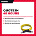 Enerpac HC-914 – Hose – Size 1.83 M (6 Ft) Lg, For Hydraulic