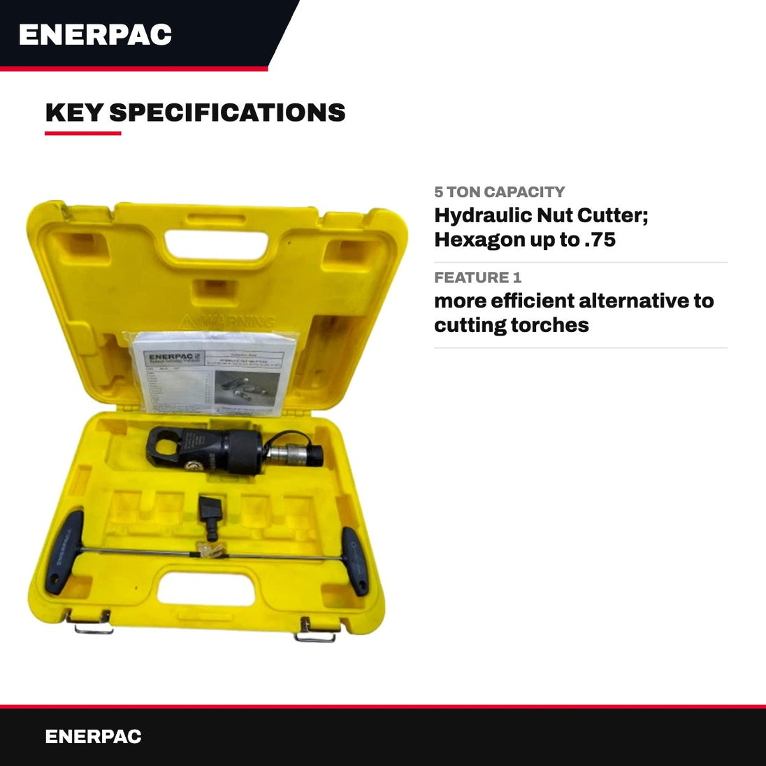 Enerpac – Hydraulic Nut Splitter And Cutter