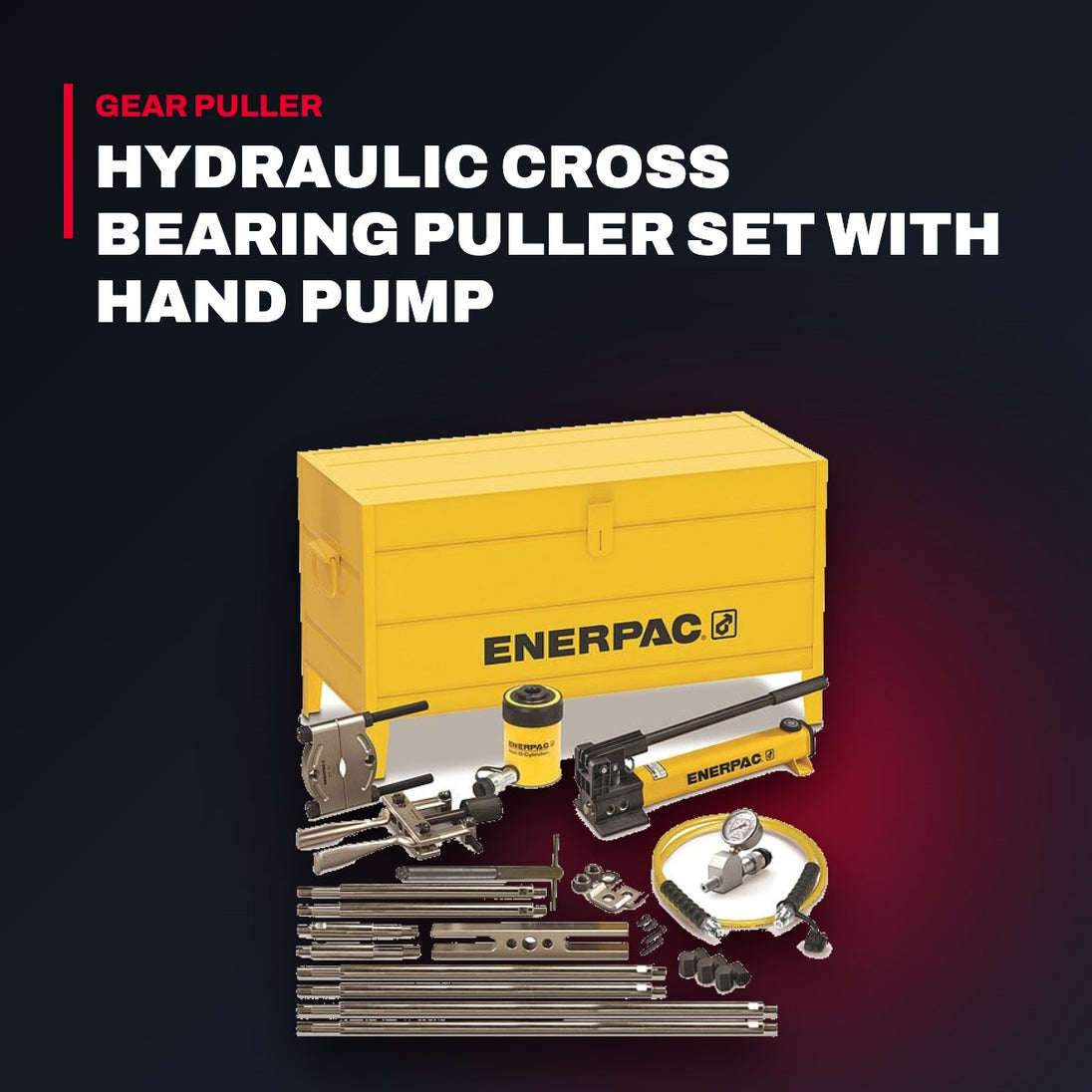 Enerpac OTHERS – Hydraulic Cross Bearing Puller Set With Hand Pump