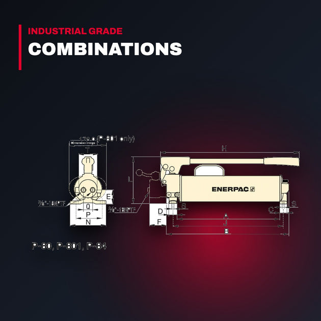 Enerpac P-80 – Pump – Hydraulic Power Unit Type, Components