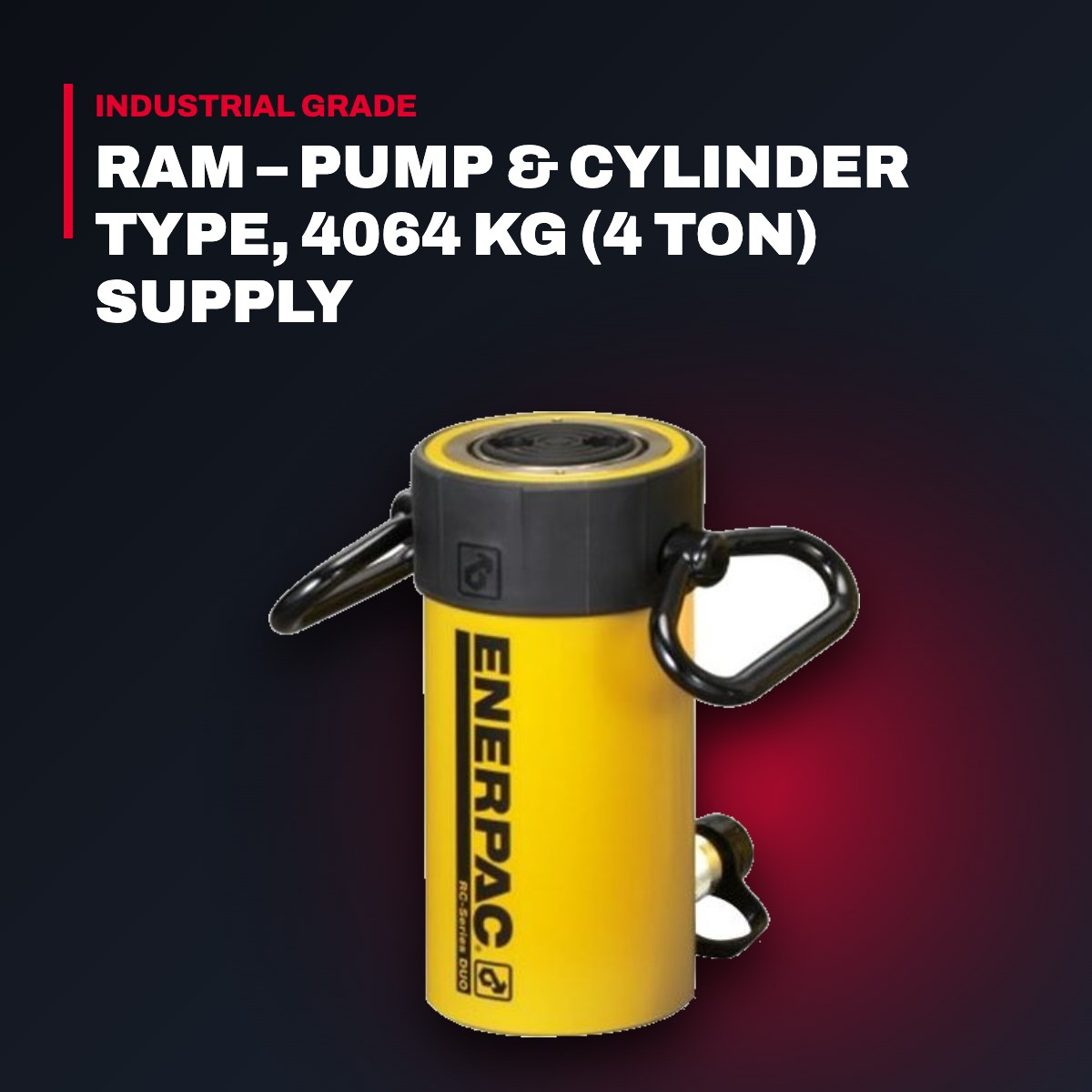 Enerpac RC-50 – Ram – Pump & Cylinder Type, 4064 Kg (4 Ton) Supply