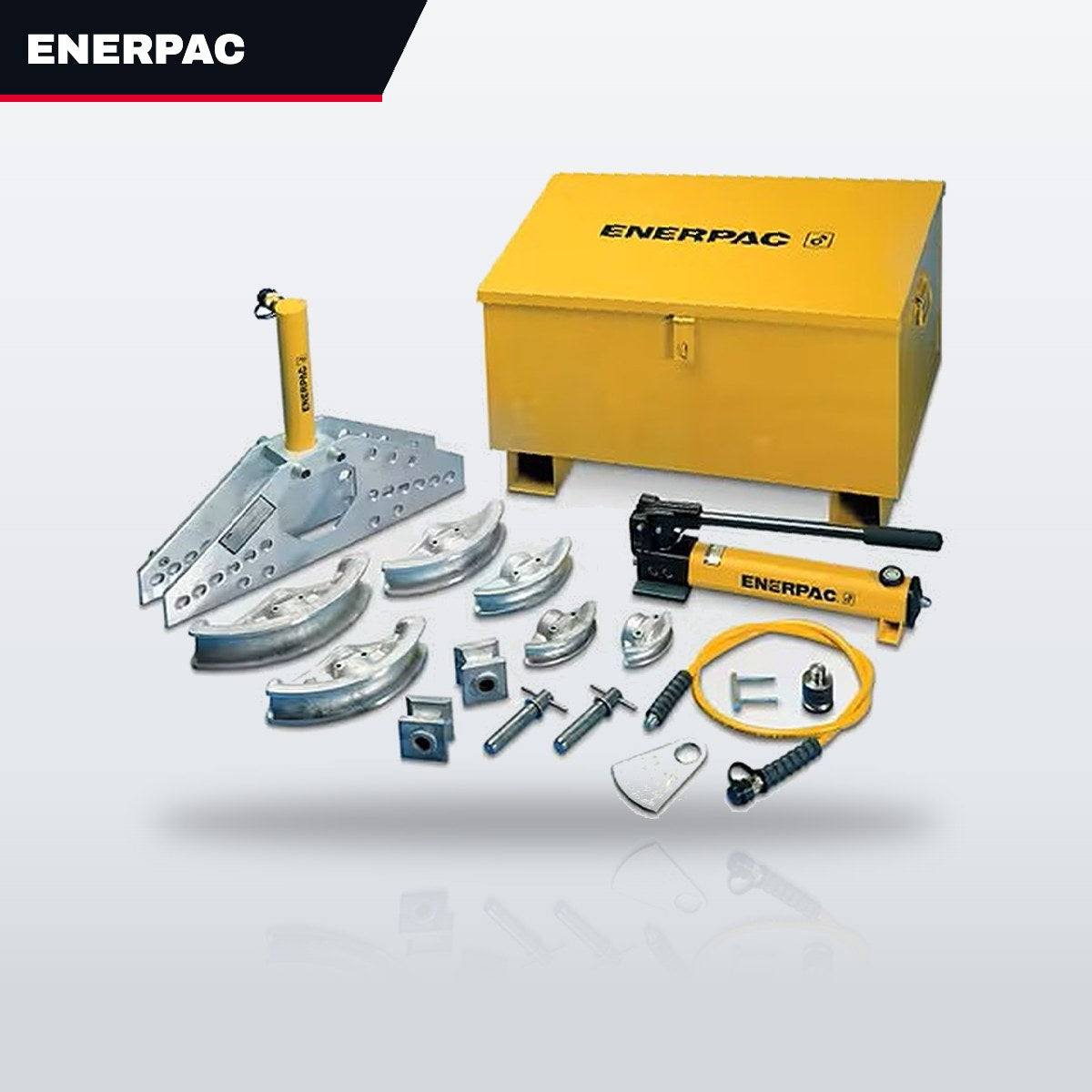 Enerpac STB101H – Pipe Bender Set with Cylinder & Hand Pump, up to 2"