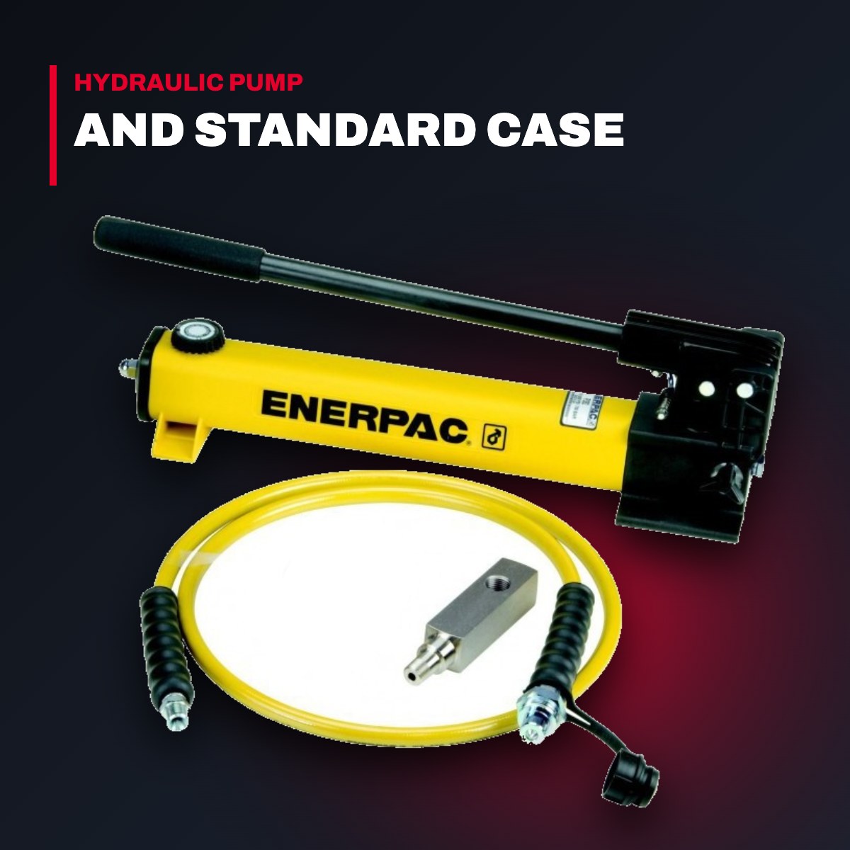 Enerpac STF14H – Hydraulic Flange Spreader Set 14 Ton Set 1 * Hydraulic Stepped Flange With Lightweight Hand Pump – Aluminum Ho