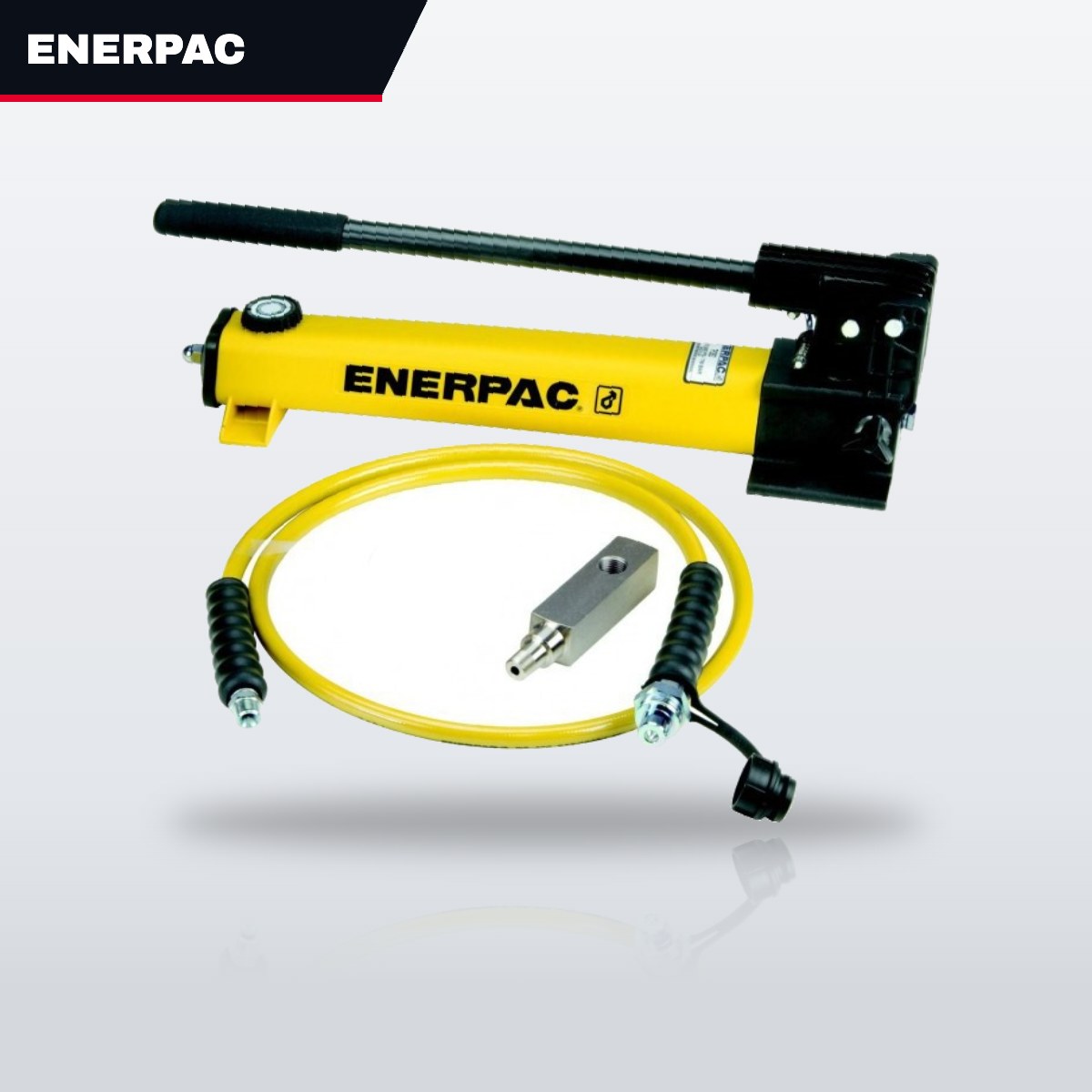 Enerpac STF14H – Hydraulic Flange Spreader Set 14 Ton Set 1 * Hydraulic Stepped Flange With Lightweight Hand Pump – Aluminum Ho