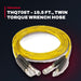 Enerpac THQ706T – Thq706T – 19.5 Ft., Twin Torque Wrench Hose