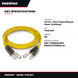 Enerpac THQ706T – Thq706T – 19.5 Ft., Twin Torque Wrench Hose