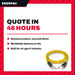 Enerpac THQ706T – Thq706T – 19.5 Ft., Twin Torque Wrench Hose