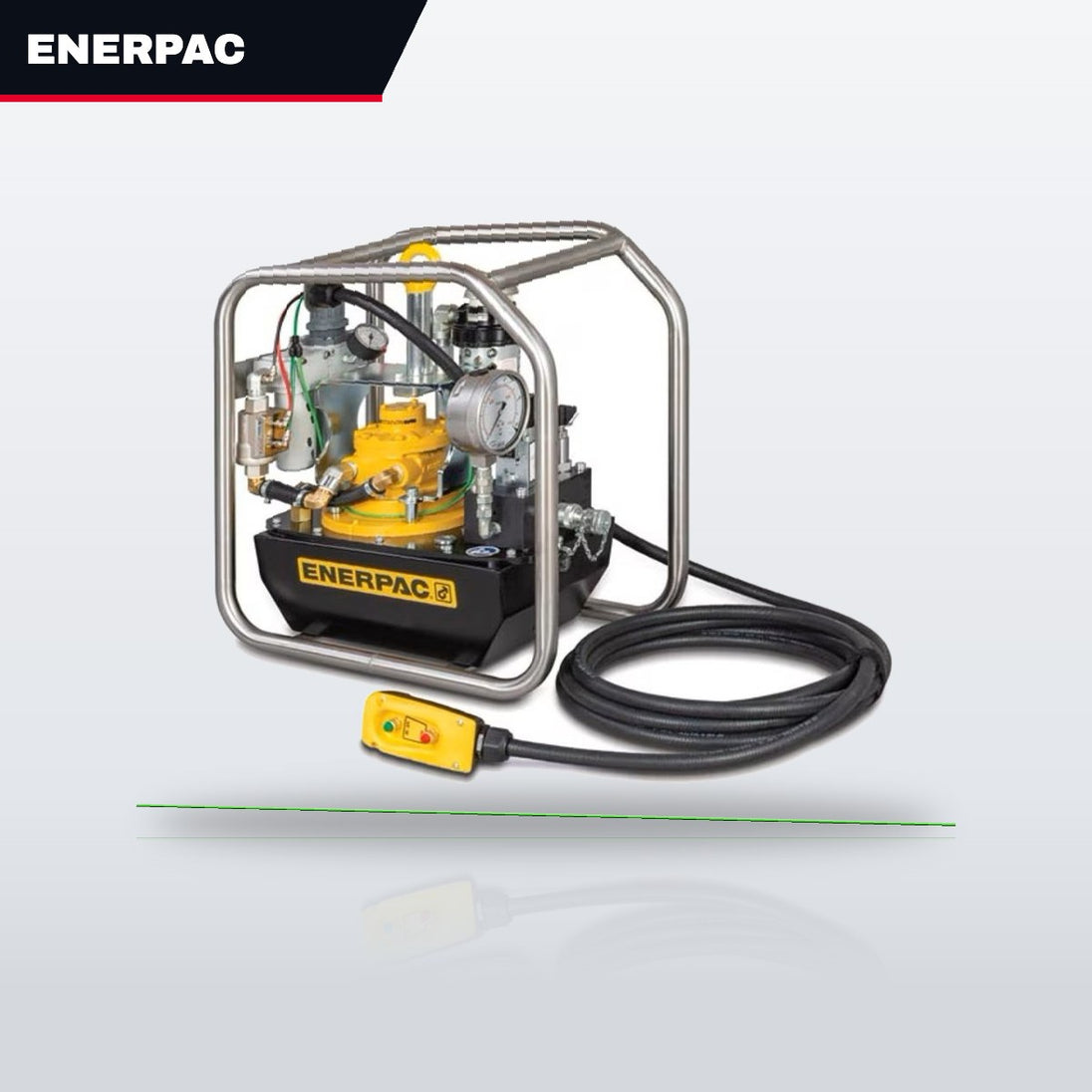 Enerpac ZA4208TX-QR0P – PowaPak Air Hydraulic Torque Wrench Pump, Two Speed
